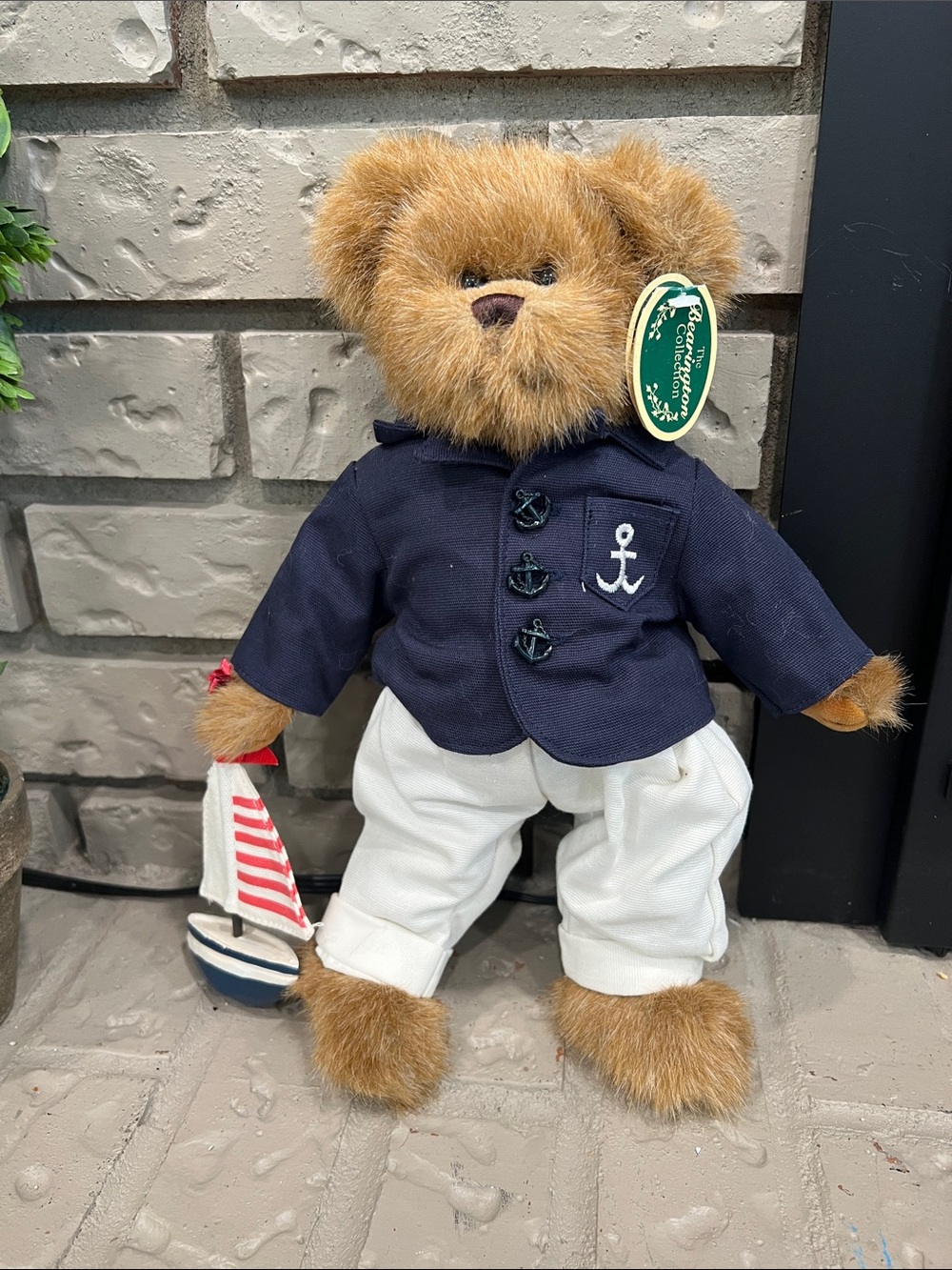 The Bearington Collection Limited Sailor Bear “Captain” Plush 12” Tall